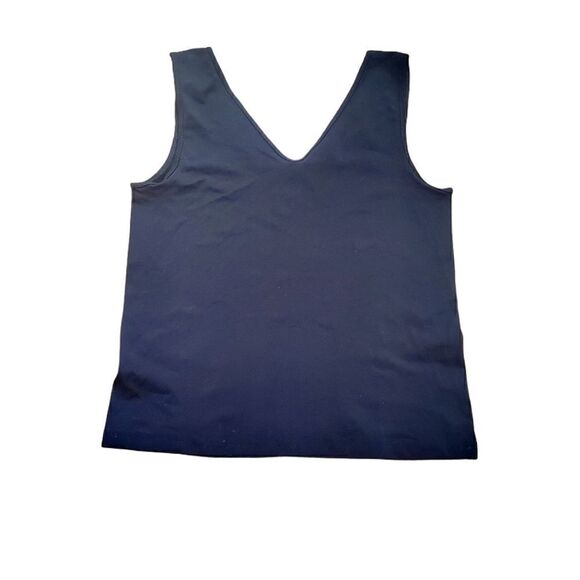 Elie Tahari V Neck Black Tank Top - Picture 1 of 5